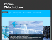 Tablet Screenshot of forum-chlodnictwa.org.pl